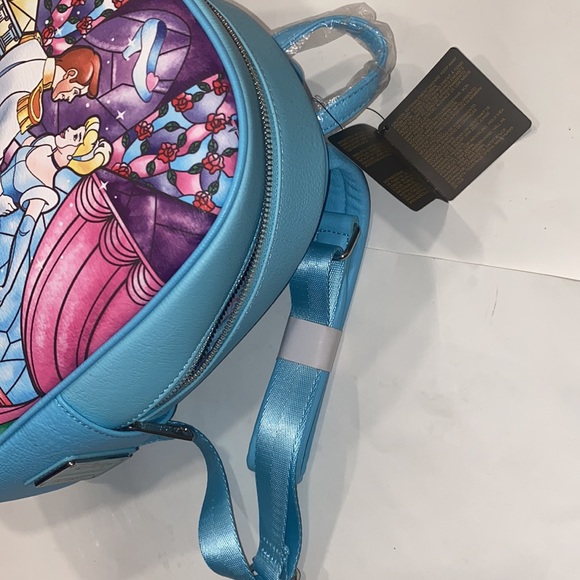 Loungefly faux-leather Cinderella Disney Backpack Gus Prince Bag - Picture 7 of 17